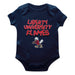 Liberty Flames Vive La Fete Infant Game Day Navy Short Sleeve Bodysuit
