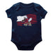 Liberty Flames Vive La Fete Infant Game Day Navy Short Sleeve Bodysuit