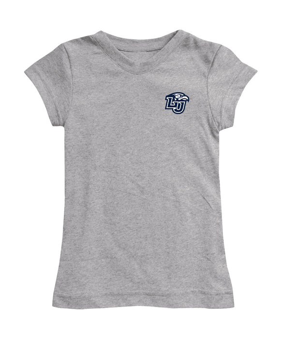 Liberty Flames Hand Sketched Vive La Fete Impressions Artwork Grey Girls Cotton Short Sleeve Tee