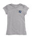 Liberty Flames Hand Sketched Vive La Fete Impressions Artwork Grey Girls Cotton Short Sleeve Tee