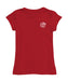 Liberty Flames Hand Sketched Vive La Fete Impressions Artwork Red Girls Cotton Short Sleeve Tee
