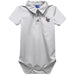Lehigh University Mountain Hawks Embroidered White Solid Knit Boys Polo Bodysuit