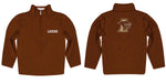 Lehigh University Mountain Hawks Vive La Fete Game Day Solid Brown Quarter Zip Pullover Sleeves - Vive La Fête - Online Apparel Store