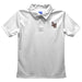Lehigh University Mountain Hawks Embroidered White Short Sleeve Polo Box Shirt