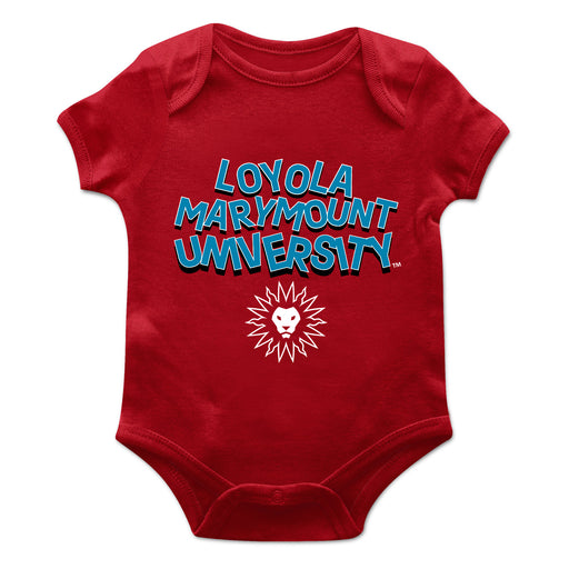 Loyola Marymount Lions Vive La Fete Infant Game Day Red Short Sleeve Bodysuit