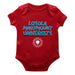Loyola Marymount Lions Vive La Fete Infant Game Day Red Short Sleeve Bodysuit