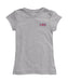 Loyola Marymount Lions Hand Sketched Vive La Fete Impressions Artwork Grey Girls Cotton Short Sleeve Tee