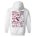 Loyola Marymount Lions Hand Sketched Artwork Cotton Fleece Women Hoodie - Vive La Fête - Online Apparel Store