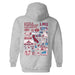 Loyola Marymount Lions Hand Sketched Artwork Cotton Fleece Women Hoodie - Vive La Fête - Online Apparel Store