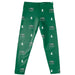 Loyola Maryland Greyhounds Vive La Fete Girl Game Day All Over Two Logos Elastic Waist Classic Play Green Legging Tights