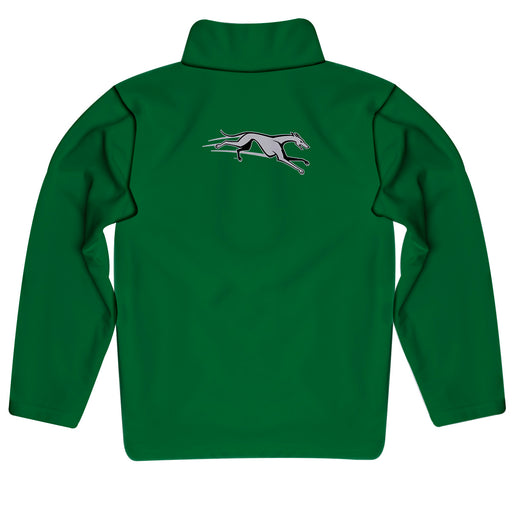 Loyola University Maryland Greyhounds Vive La Fete Game Day Solid Green Quarter Zip Pullover Sleeves - Vive La Fête - Online Apparel Store