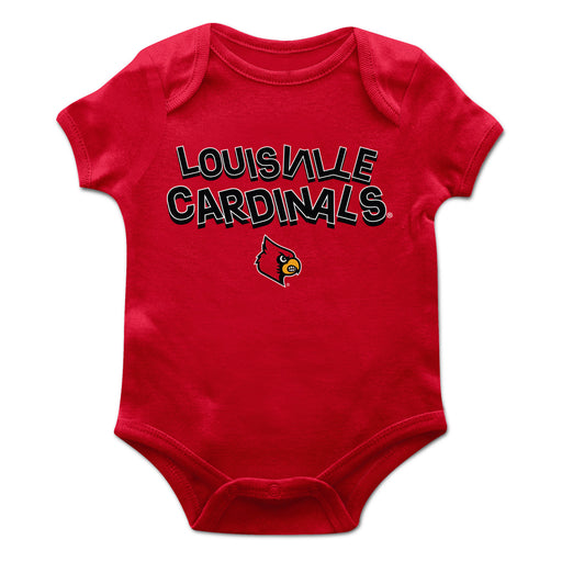 University of Louisville Cardinals Vive La Fete Infant Game Day Red Short Sleeve Bodysuit