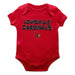 University of Louisville Cardinals Vive La Fete Infant Game Day Red Short Sleeve Bodysuit