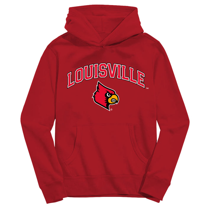 University of Louisville Cardinals Vive La Fete Red Cotton Youth Hoodie