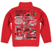 University of Louisville Cardinals Hand Sketched Vive La Fete Impressions Artwork Red Boys Quarter Zip Pullover V1 - Vive La Fête - Online Apparel Store