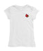 University of Louisville Cardinals Hand Sketched Vive La Fete Impressions Artwork White Girls Cotton Short Sleeve Tee
