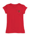University of Louisville Cardinals Hand Sketched Vive La Fete Impressions Artwork Red Girls Cotton Short Sleeve Tee