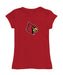 Louisville Cardinals Girl´s Fitted Cotton T-shirt Red