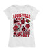 University of Louisville Cardinals Girl´s Fitted Cotton T-shirt White
