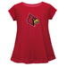 Louisville Cardinals Short Sleeve Youth Cotton Top Red