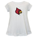 Louisville Cardinals Short Sleeve Youth Cotton Top White