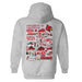 University of Louisville Cardinals Hand Sketched Artwork Cotton Fleece Women Hoodie - Vive La Fête - Online Apparel Store