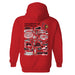University of Louisville Cardinals Hand Sketched Artwork Cotton Fleece Women Hoodie - Vive La Fête - Online Apparel Store