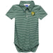 Southeastern Louisiana Lions Embroidered Hunter Green Stripe Knit Boys Polo Bodysuit