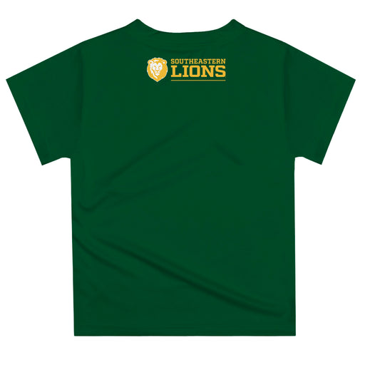 Southeastern Louisiana Lions Vive La Fete Excavator Boys Game Day Green Short Sleeve Tee - Vive La Fête - Online Apparel Store