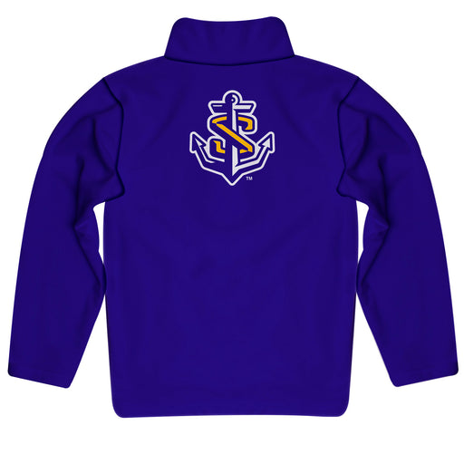 LSU Shreveport LSUS Pilots Vive La Fete Game Day Solid Purple Quarter Zip Pullover Sleeves - Vive La Fête - Online Apparel Store