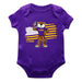LSU Tigers Vive La Fete Infant Game Day Purple Short Sleeve Bodysuit