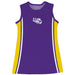 LSU Tigers Sleeveless Cheerleader A Line Dress Purple