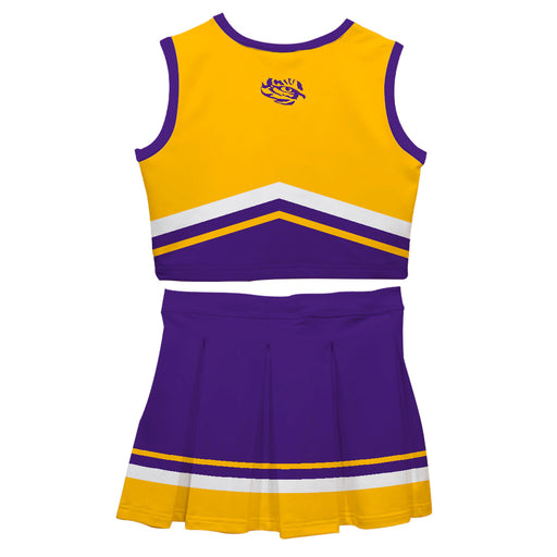 LSU Tigers Vive La Fete Game Day Gold and Purple Sleeveless Chearleader Set - Vive La Fête - Online Apparel Store