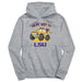 LSU Tigers On My Way Monster Truck Heather Grey Cotton Youth Hoodie