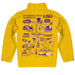 LSU Tigers Vive La Fete Impressions Artwork Gold Boys Quarter Zip Pullover V1 - Vive La Fête - Online Apparel Store