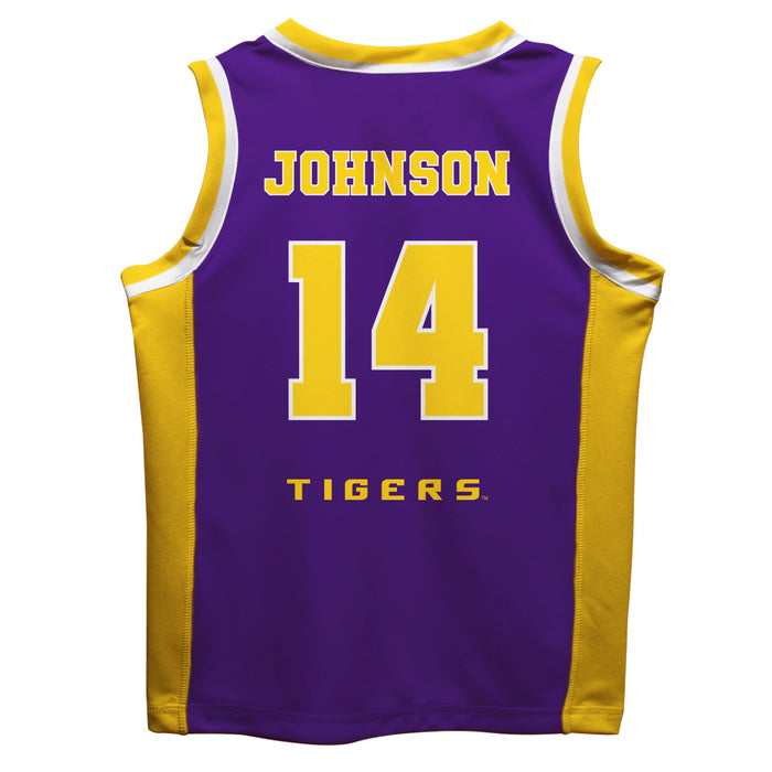 LSU Tigers Vive La Fete Flau'jae Johnson Game Day Purple Boys Basketball Jersey - Vive La Fête - Online Apparel Store