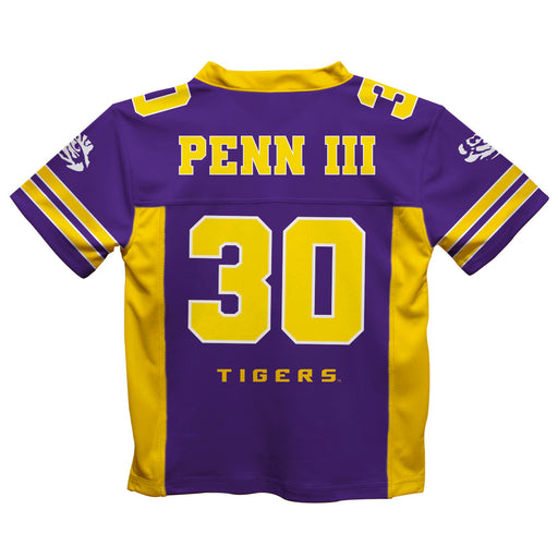 LSU Tigers Vive La Fete Greg Penn III Game Day Purple Boys Football Jersey - Vive La Fête - Online Apparel Store