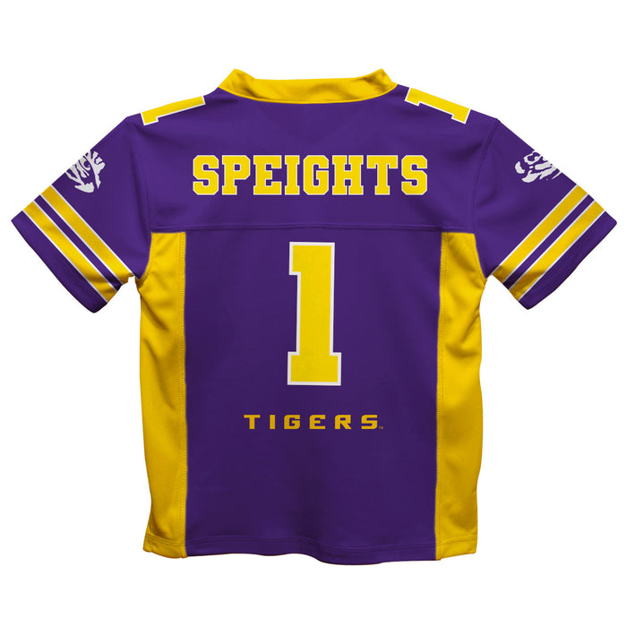 LSU Tigers Vive La Fete Omar Speights Game Day Purple Boys Football Jersey - Vive La Fête - Online Apparel Store