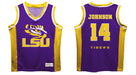 LSU Tigers Vive La Fete Flau'jae Johnson Game Day Purple Boys Basketball Fashion Top - Vive La Fête - Online Apparel Store