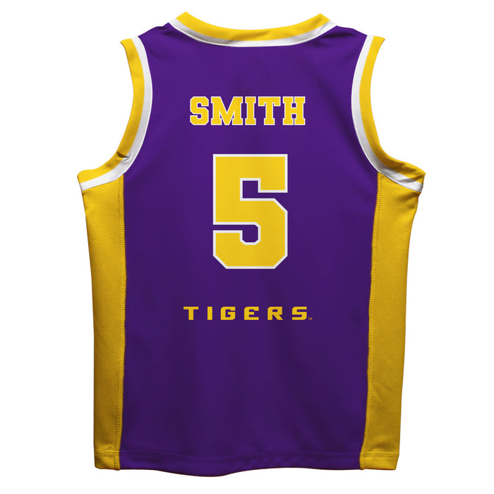LSU Tigers Vive La Fete Sa'Myah Smith Game Day Purple Boys Basketball Fashion Top - Vive La Fête - Online Apparel Store