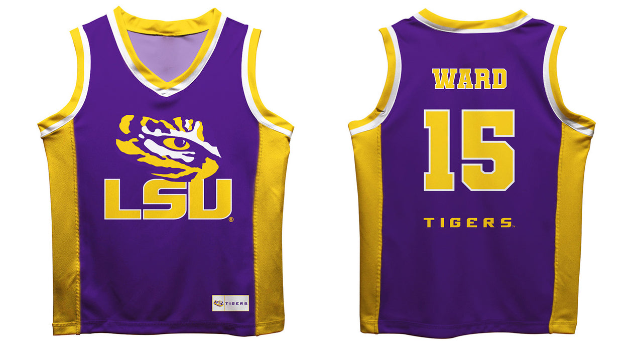 LSU Tigers Vive La Fete Tyrell Ward Game Day Purple Boys Basketball Fashion Top - Vive La Fête - Online Apparel Store