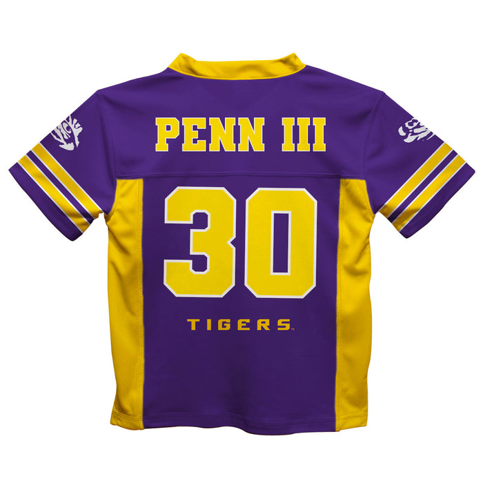 LSU Tigers Vive La Fete Greg Penn III Game Day Purple Boys Football Fashion Top - Vive La Fête - Online Apparel Store