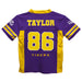 LSU Tigers Vive La Fete Mason Taylor Game Day Purple Boys Football Fashion Top - Vive La Fête - Online Apparel Store
