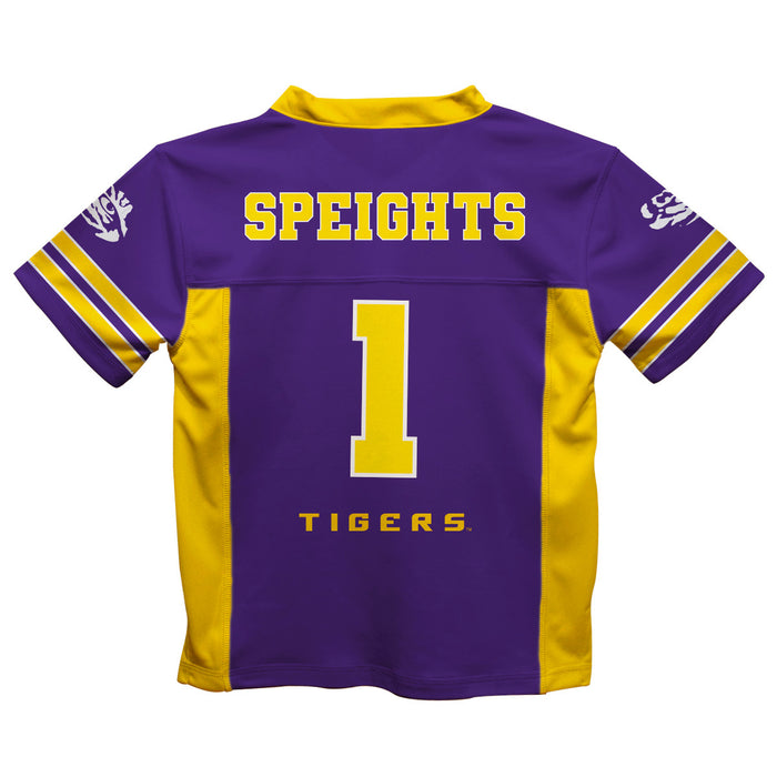 LSU Tigers Vive La Fete Omar Speights Game Day Purple Boys Football Fashion Top - Vive La Fête - Online Apparel Store