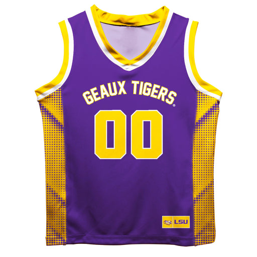 LSU Tigers Vive La Fete Game Day Purple Boys Fashion Basketball Top