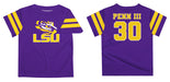 LSU Tigers Vive La Fete Greg Penn III Boys Game Day Purple Short Sleeve Tee Shirt - Vive La Fête - Online Apparel Store