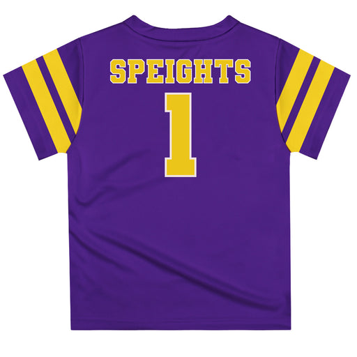 LSU Tigers Vive La Fete Omar Speights Boys Game Day Purple Short Sleeve Tee - Vive La Fête - Online Apparel Store