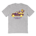 LSU Tigers Hand Sketched Vive La Fete Impressions Truck Kids Grey Cotton T-shirt