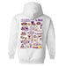 LSU Tigers Hand Sketched Vive La Fete Impressions Artwork Purple Cotton Fleece Long Sleeve Hoodie - Vive La Fête - Online Apparel Store