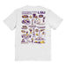 LSU Tigers Vive La Fete Impressions Artwork Purple Womens Cotton Tshirt - Vive La Fête - Online Apparel Store